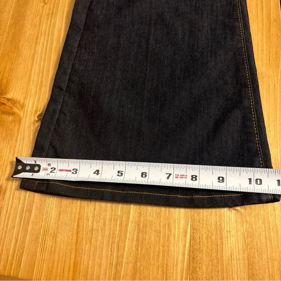 Lucky Brand Charlie Flare Fit Blue Dark Wash Jeans Womens 4x27 - Picture 10 of 11